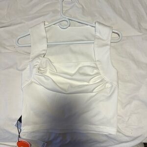 Cider White Crop Top